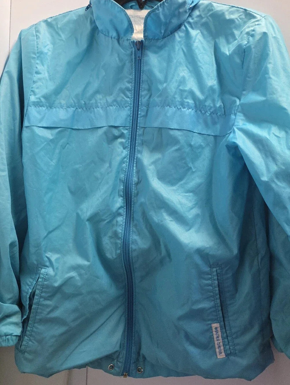 Kids Lightweight Blue Windbreaker Jacket